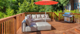 Remodeled deck in a private residence.